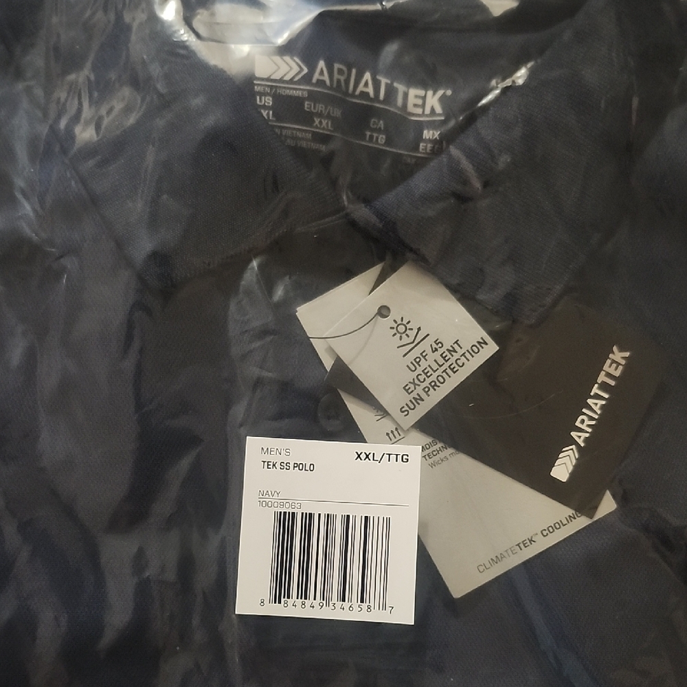 Ariat Navy Men's Polo Shirt